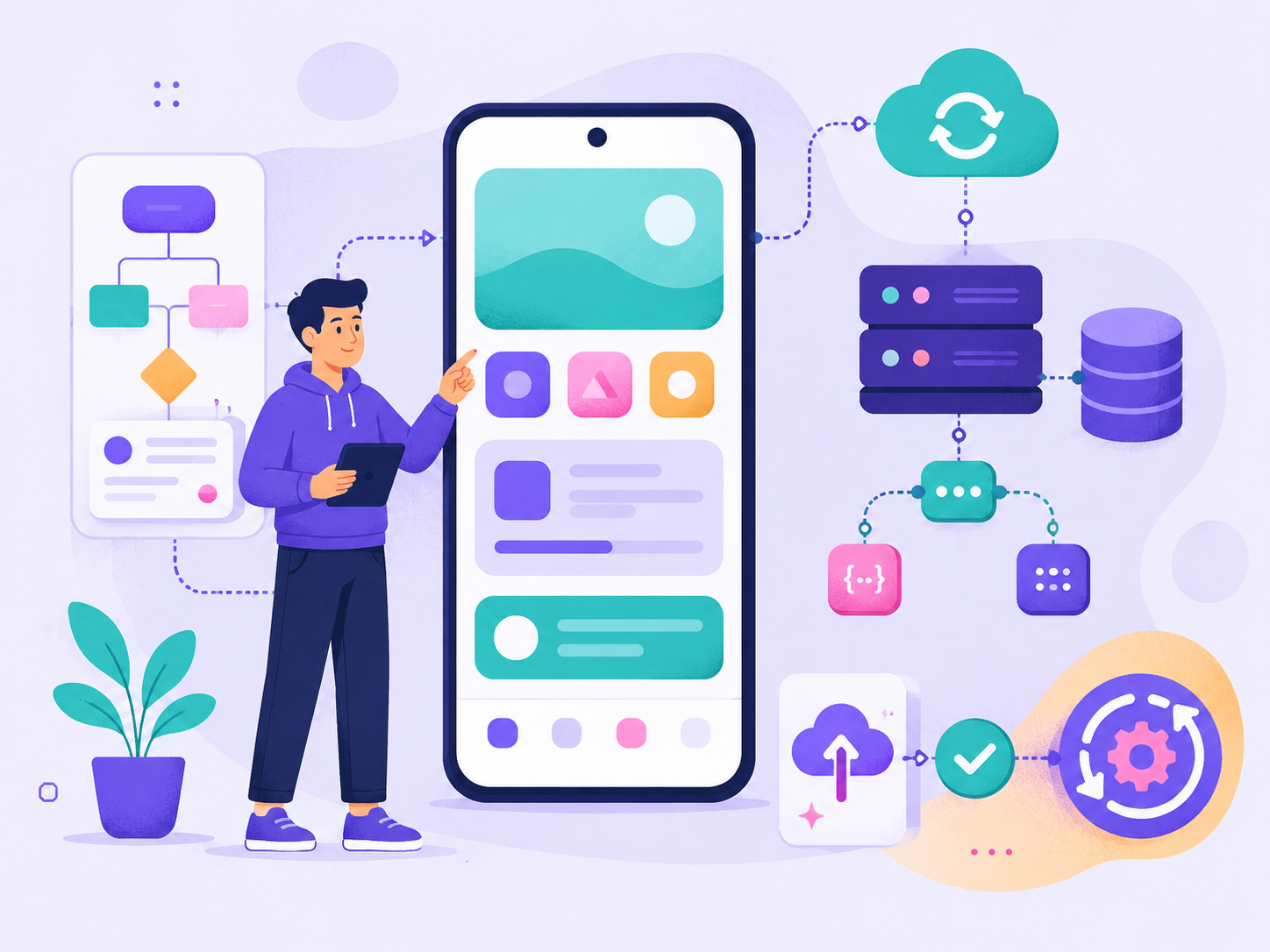 We build for Android, and make full use of what it offers